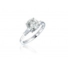 18ct White Gold 1.70ct Diamond Solitaire Engagement Ring