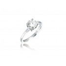 18ct White Gold 1.10ct Diamond Solitaire Engagement Ring