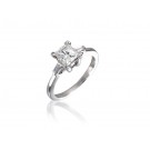 18ct White Gold 1.00ct Diamond Solitaire Engagement Ring