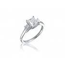 18ct White Gold 1.55ct Diamond Solitaire Engagement Ring