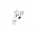 18ct White Gold  1.00ct Diamond Solitaire Engagement Ring