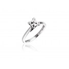 18ct White Gold 0.50ct Diamond Solitaire Engagement Ring