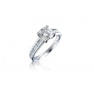 18ct White Gold 1.40ct Diamond Solitaire Engagement Ring