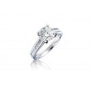 18ct White Gold 1.75ct Diamond Solitaire Engagement Ring