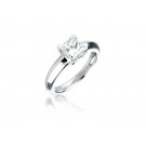 18ct White Gold 1.00ct Diamond Solitaire Engagement Ring