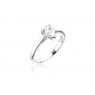 18ct White Gold 0.70ct Diamond Solitaire Engagement Ring