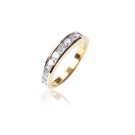 18ct Yellow Gold Eternity Ring with 1.00ct Diamonds.