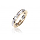 18ct Yellow Gold Eternity Ring with 2.20ct Diamonds.