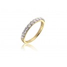 18ct Yellow Gold Eternity Ring with 0.65ct Diamonds. 