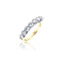 18ct Yellow & White Gold Eternity Ring with 1.00ct Diamonds in white gold mount. 