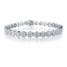 18ct White Gold & 6.10ct Diamonds Bracelet