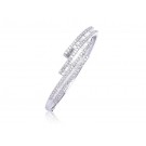 18ct White Gold & 4.00ct Diamonds Bangle