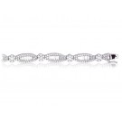 18ct White Gold & 5.75ct Diamonds Bracelet