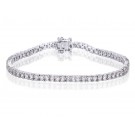 18ct White Gold & 6.00ct Diamonds Bracelet