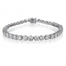 18ct White Gold & 8.00ct Diamonds Bracelet