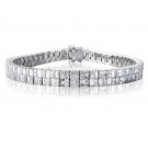 18ct White Gold & 7.00ct Diamonds Bracelet