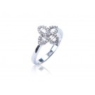 18ct White Gold ring with 0.33ct Diamonds