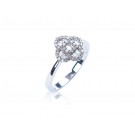 18ct White Gold ring with 0.33ct Diamonds