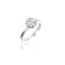 18ct White Gold ring with 0.30ct Diamonds