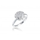 18ct White Gold ring with 0.50ct Diamonds