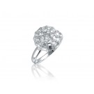 18ct White Gold ring with 1.25ct Diamonds