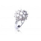 18ct White Gold ring with 2.30ct Diamonds.
