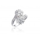 18ct White Gold ring with 1.80ct Diamonds.