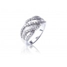 18ct White Gold ring with 1.15ct Diamonds.