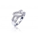 18ct White Gold ring with 1.25ct Diamonds.