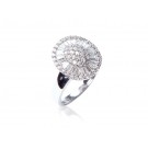 18ct White Gold ring with 1.00ct Diamonds. 