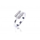 18ct White Gold ring with 0.35ct Diamonds. 