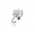 18ct White Gold ring with 1.50ct Diamonds. 