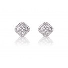 18ct White Gold & 0.75ct Diamonds Stud Earrings