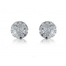 18ct White Gold & 1.00ct Diamonds Stud Earrings