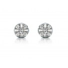 18ct White Gold &  0.90ct Diamonds Stud Earrings