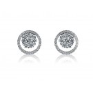 18ct White Gold & 1.00ct Diamonds Stud Earrings