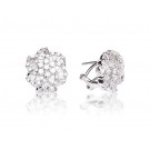 18ct White Gold Stud Earrings with 1.50ct Diamonds. 