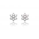 18ct White Gold Stud Earrings with 1.00ct Diamonds. 