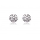 18ct White Gold Stud Earrings with 1.00ct Diamonds