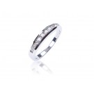 18ct White Gold Eternity Ring with 0.50ct Diamonds.