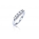 18ct White Gold Eternity Ring with 0.50ct Diamonds.