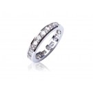 18ct White Gold Eternity Ring with 2.00ct Diamonds.