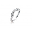 18ct White Gold Eternity Ring with 0.25ct Diamonds.