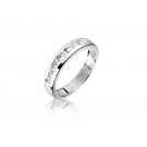 18ct White Gold Eternity Ring with 0.50ct Diamonds.