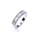 18ct White Gold Eternity Ring with 0.55ct Diamonds.