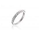 18ct White Gold Eternity Ring with 0.65ct Diamonds.