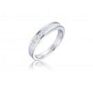 18ct White Gold Eternity Ring with 0.50ct Diamonds.