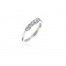 18ct White Gold Eternity Ring with 0.30ct Diamonds.