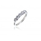 18ct White Gold Eternity Ring with 0.75ct Diamonds.