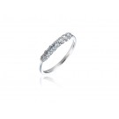 18ct White Gold Eternity Ring with 0.33ct Diamonds.